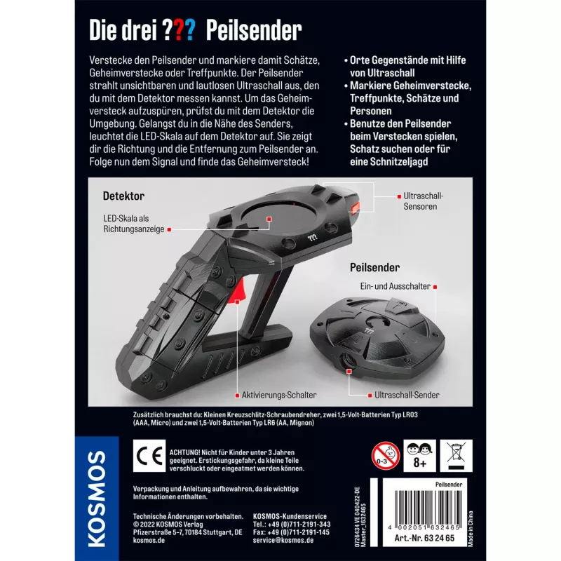 Die drei Peilsender, σετ ντετέκτιβ
