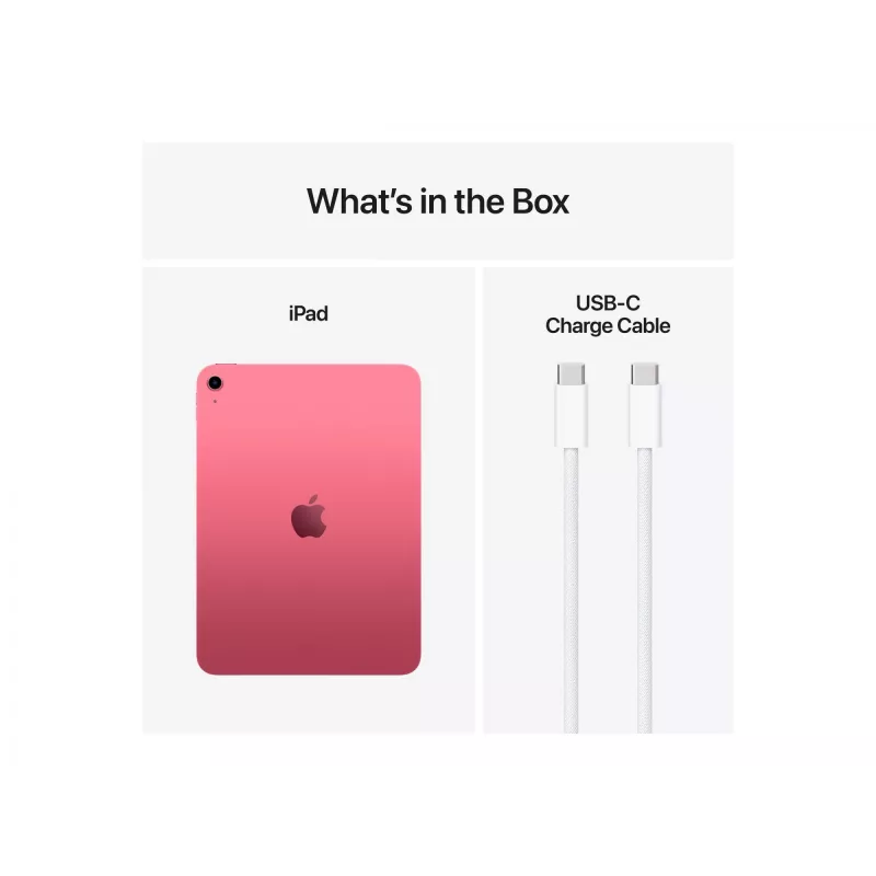 Apple iPad 11 (2025) tablet, 11 ιντσών Liquid Retina 2360x1640, A16, 128GB, Wi-Fi, iPadOS 18, USB-C, ροζ