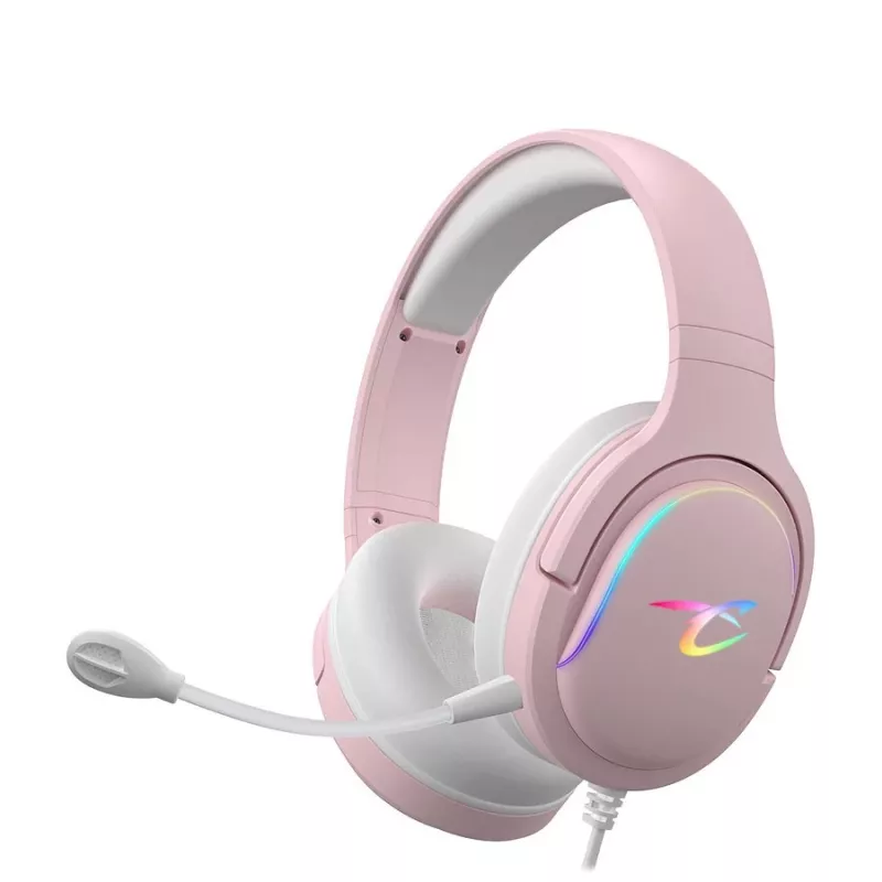 Ακουστικά Subsonic Spectra LED Gaming Headset Sweety ροζ