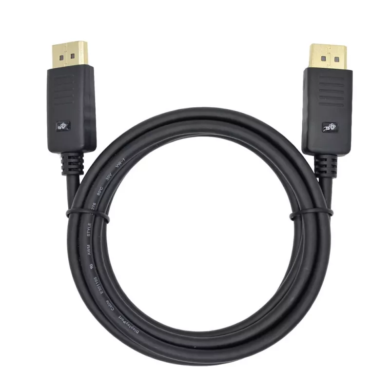 TB Καλώδιο DisplayPort M/M 1,8 m, Μαύρο (AKTBXVDMDPPG18B)