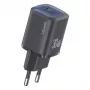 usams 30 W GaN φορτιστής ταχείας φόρτισης USB-C USA001446 — φορητός φορτιστής τοίχου 30-W-USB-C-P, μαύρο