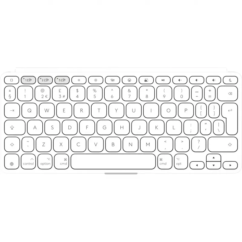 Πληκτρολόγιο Logitech Keys-To-Go 2 Universal Bluetooth QWERTY US International λευκό