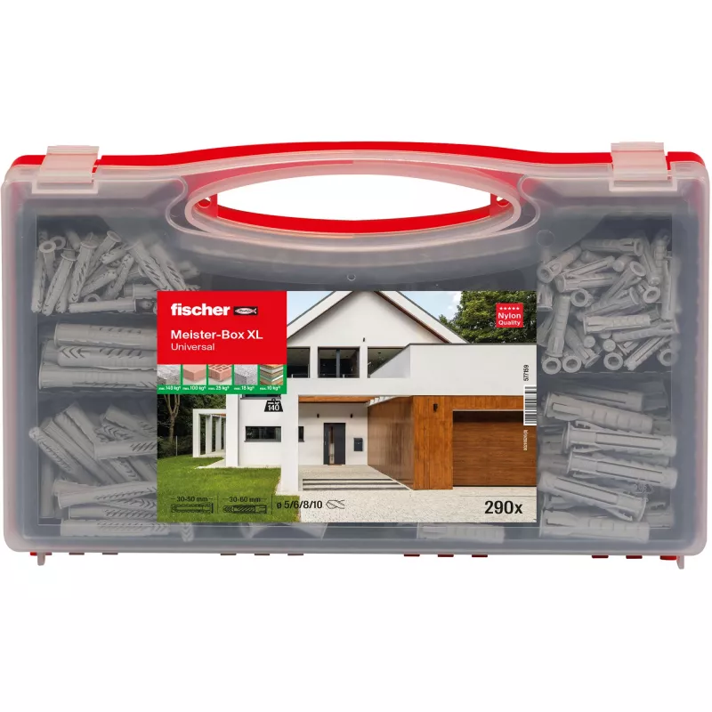 fischer 577159 Meister-Box XL κουτί με σετ ούπα 290 τεμ. (577159)