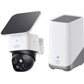 Ασύρματο σετ κάμερας ασφαλείας Eufy eufyCam E41: 2 κάμερες, HomeBase 3, ηλιακό πάνελ 3W (EU)