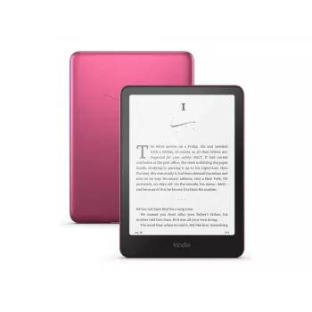 E-Reader Amazon Kindle Paperwhite Signature Edition 2024 — οθόνη 7 ιντσών, 32 GB, IPX8 αδιάβροχο, USB-C, κόκκινο σμέουρου