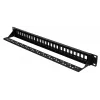 Patch panel Extralink 24-Port U/UTP (UTP) αρθρωτό, 1U, μαύρο, πλάτος 482,6 mm