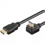 Goobay 61296 - Καλώδιο High Speed HDMI με γωνιακό βύσμα Ethernet 4Ka60Hz 2.0 - Καλώδιο - Ψηφιακό/Οθόνη/Βίντεο