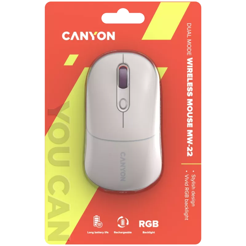 CANYON Ποντίκι MW-22 2-in-1 BT/Wireless Rice