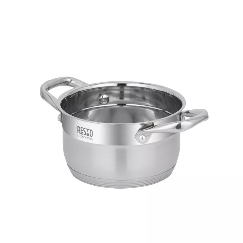 Στρογγυλή κατσαρόλα ανοξείδωτου χάλυβα Resto Kitchenware Libra 1,9 L