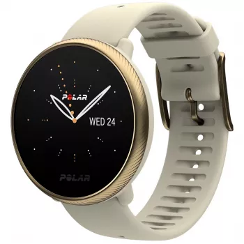 Polar Ignite 2 - Champagner Gold - Αθλητικό ρολόι με λουράκι - Σιλικόνη - Σαμπάνια - Μέγεθος λουριού: S/L - Bluetooth - 35 g (90085185)