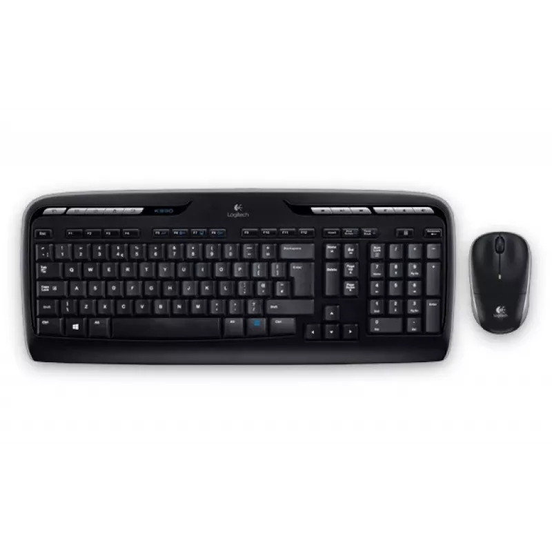 Logitech MK330 Ασύρματο πληκτρολόγιο US μαύρο