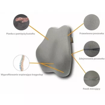 MDH Shape&Rest DRQE3S0BBXUXP οσφυϊκό μαξιλάρι από αφρό μνήμης
