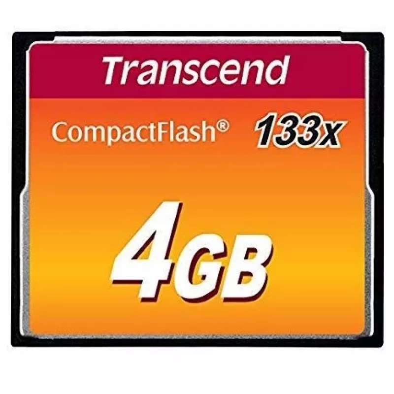 Μνήμη Flash Transcend 4GB CompactFlash 133x TS4GCF133