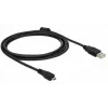 Καλώδιο USB DeLOCK 82335 USB 2.0 2 m USB A Micro-USB B μαύρο