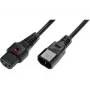 Καλώδιο τροφοδοσίας Microconnect PC1071 Μαύρο 5 m Υποδοχή C14 Υποδοχή C13