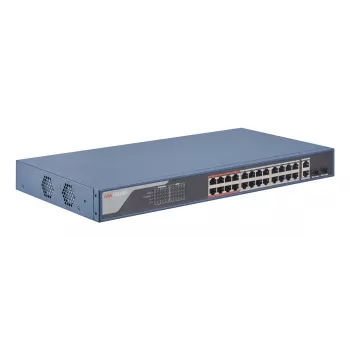 Hikvision DS-3E1326P-EI(B) διαχειρίσιμος διακόπτης (switch) Smart Managed PoE, 24x 10/100 PoE+, ισχύς PoE 370 W