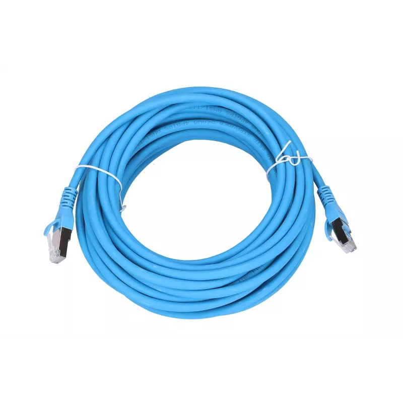 Extralink Cat.6A S/FTP Patch Cord 10m, καλώδιο δικτύου Copper, 10Gbit/s