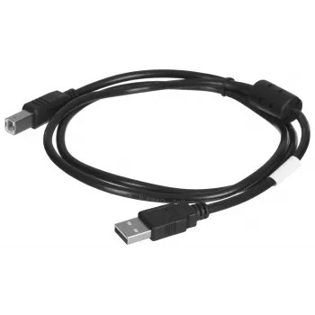Καλώδιο Lanberg CA-USBA-11CC-0010-BK USB 1 m 2.0 USB B μαύρο