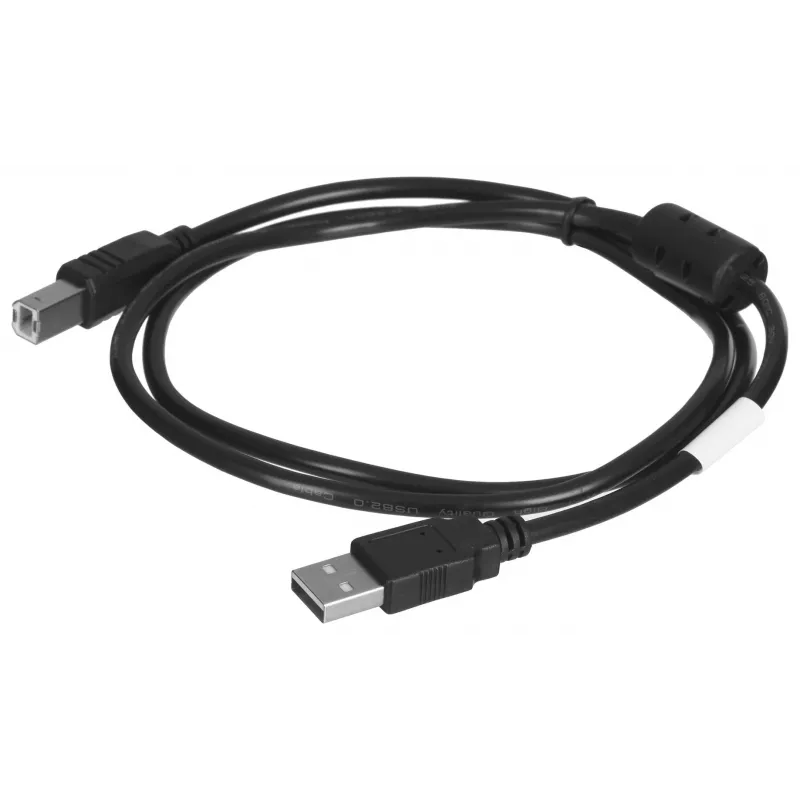 Καλώδιο Lanberg CA-USBA-11CC-0010-BK USB 1 m 2.0 USB B μαύρο