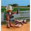 Playmobil Special Plus ερευνητής με νεαρό καϊμάν σετ παιχνιδιού