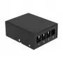 Patch Panel DeLOCK Keystone 4 Port μαύρο