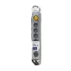 Προστασία Υπέρτασης Qoltec 50166 Γκρι 6 Πρίζες AC 230V 3m