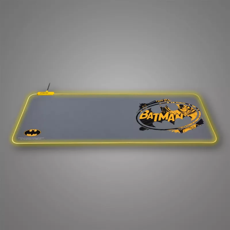 FR-TEC BATPCMPAD Mousepad Gaming Mousepad Μαύρο - Γκρι - Κίτρινο (BATPCMPAD)