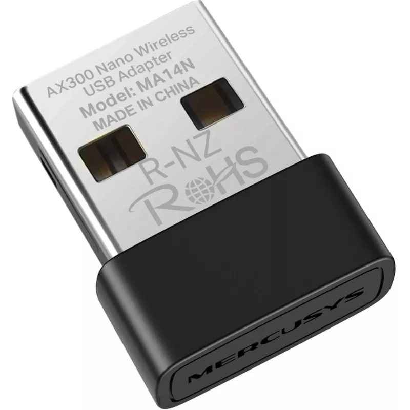 Mercusys MA14N AX3000 Nano προσαρμογέας Wi-Fi USB, έως 287 Mbps