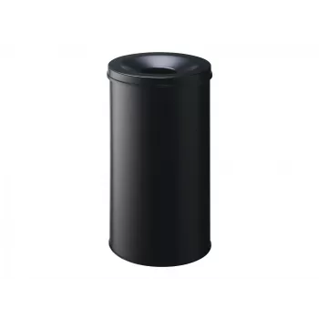 Durable Κάδος απορριμμάτων - Στρογγυλός - 60 L - Ατσάλι - Μαύρο