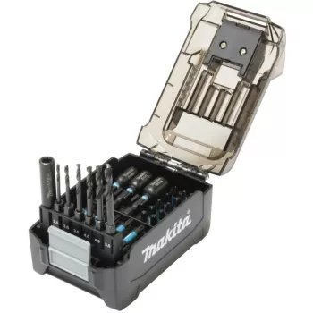 Σετ τρυπανιών Makita E-22866 — 31 τεμ., διάφορα μεγέθη για ξύλο, μέταλλο, τοιχοποιία