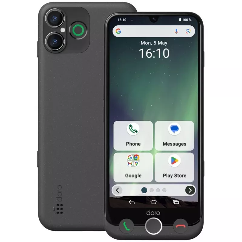 Smartphone Doro Aurora A30 6,1 inch 128 GB μαύρο