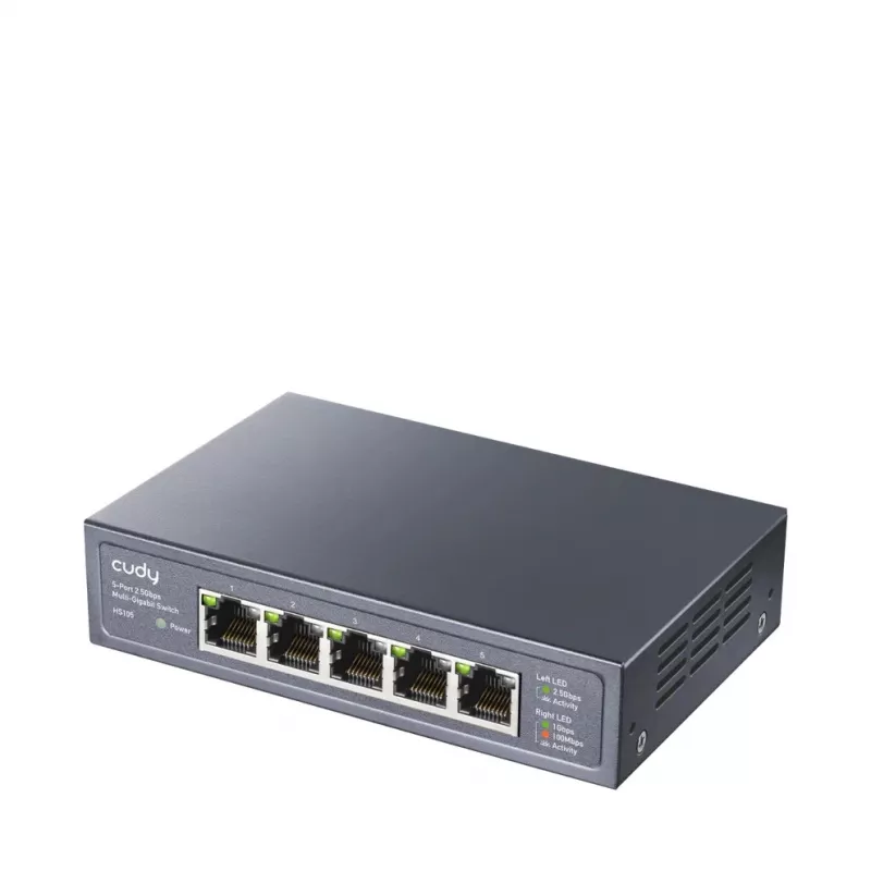 Μη διαχειριζόμενος διακόπτης δικτύου Cudy HS105 — 5 θύρες, 100/1000/2500 Mbit/s
