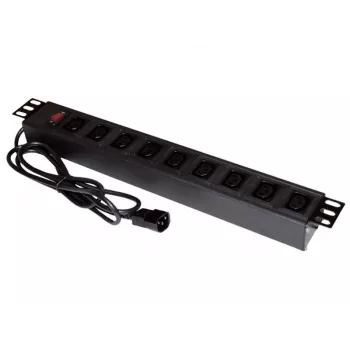 ALANTEC Πολύπριζο 19 ιντσών - 9 υποδοχές UPS - βύσμα UPS-C14 (PZ010)