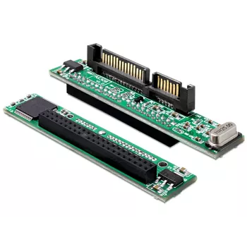 Προσαρμογέας καλωδίου DeLOCK 61987 SATA 22p σε IDE 44p μαύρο/πράσινο