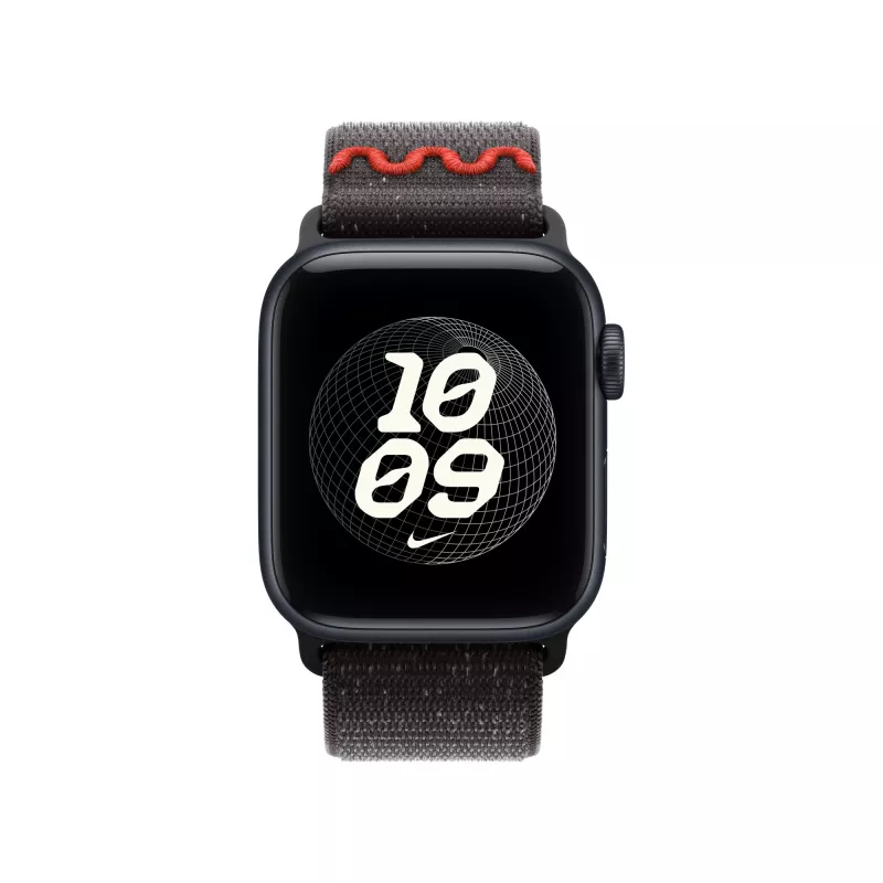 Λουράκι Apple Nike Sport Loop μαύρο νάιλον, ανακυκλωμένος πολυεστέρας, spandex