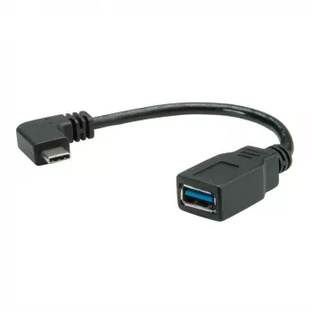 ROLINE 11.02.9031 Καλώδιο USB 0,15 m USB 3.2 Gen 1 (3.1 Gen 1) USB A USB C Μαύρο (11.02.9031)