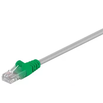Wentronic Goobay Καλώδιο crossover patch CAT 5e, U/UTP, γκρι, πράσινο, γκρι-πράσινο, 5 m - μείγμα χαλκού CCA (68868)