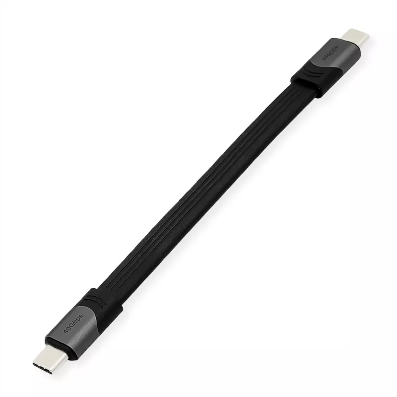 Καλώδιο USB ROLINE 11029078 USB4 Gen 3x2 0,15 m USB C Μαύρο