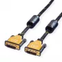 Καλώδιο οθόνης DVI ROLINE GOLD 5m Μοντέλο 11.04.5514