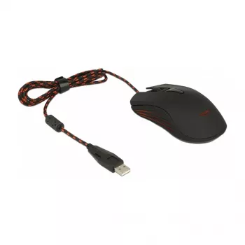 Ποντίκι gaming DeLOCK 12531 αμφίχειρο USB Type-A οπτικό 4800 DPI