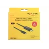 DeLOCK 85256 Καλώδιο βίντεο-αντάπτορας 2 m USB Type-C DisplayPort μαύρο