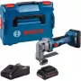 Bosch GSC 18V-16 E Professional επαναφορτιζόμενο ψαλίδι λαμαρίνας, 18 V, 2x ProCORE18V 4,0 Ah, L-BOXX, μπλε/μαύρο