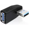 Αντάπτορας USB 3.0 M/F Delock 65342 μαύρο