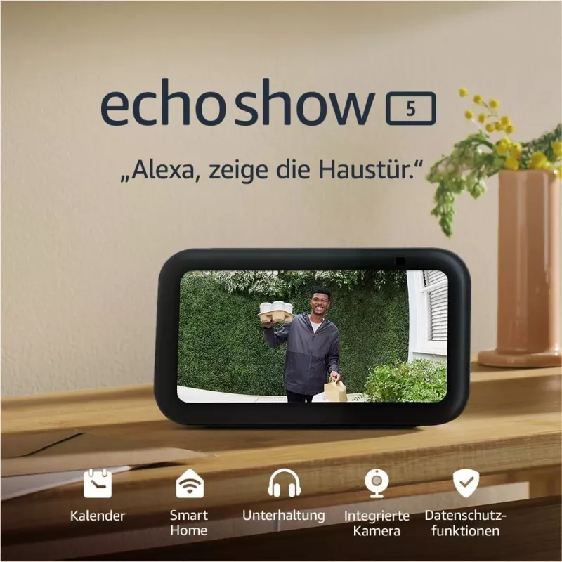 Έξυπνο ηχείο Amazon Echo Show 5 (3rd Gen), μαύρο