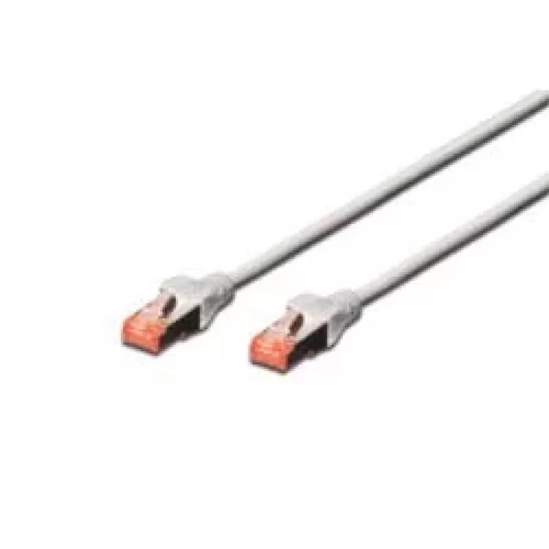 DIGITUS καλώδιο patch CAT6 S/FTP, 20 m, γκρι, συσκευασία 5 τεμαχίων