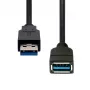 Καλώδιο επέκτασης USB ProXtend USB3AAF-003 3.2 Gen1, 3 m, υποδοχή θηλυκή USB-A σε βύσμα αρσενικό USB-A