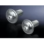 Βίδες Rittal SZ 2504.500 M6, μήκος 12 mm, μεταλλική επιφάνεια, συσκευασία 300 τεμ.