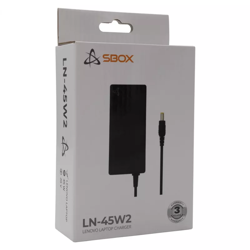 Τροφοδοτικό Sbox LN-45W2 για φορητούς υπολογιστές Lenovo, στρογγυλό