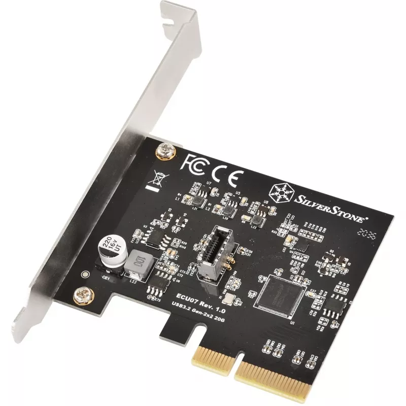 Κάρτα επέκτασης SILVERSTONE SST-ECU07 USB 3.0 PCIe — Προσαρμογέας PCI Express USB 3.0