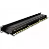 DeLOCK 66876 patch panel 1U Cat6a μαύρο μεταλλικό